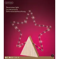 Lumineo Kerstster op voet | Lumineo | 41.5 x 47 cm (35 leds, 5-punts, Binnen)