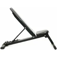 Muscle Power Opklapbare Trainingsbank - Zwart