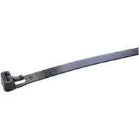 WKK 118197071 118197071 Kabelbinder 300 mm 7.60 mm Zwart Hersluitbaar, UV-gestabiliseerd 100 stuk(s)