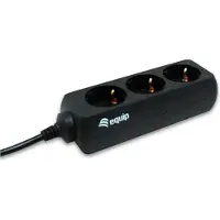 Equip 333280, stekkerdoos met 3 Schuko-stopcontacten, 1,1 meter kabel