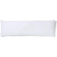 HEMA Kussensloop 50x160cm zacht katoen wit (wit)