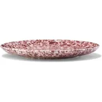 HEMA Gebaksbordje Ø16cm Trend Aardewerk Bordeauxrood Spikkel (bordeauxrood)