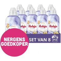 Robijn 8x Wasverzachter Puur & Zacht 39 Wasbeurten 780 Ml