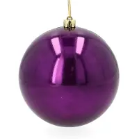 Décoris Kerstbal | | Ø 14 cm (Paars)