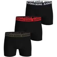 Björn Borg Sportondergoed donkergrijs / rood / zwart / wit