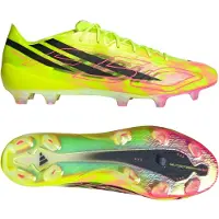 Adidas F50 Hyperfast EVO Too Light Gras Voetbalschoenen (FG) Neongeel Zwart Roze