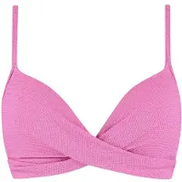 Beachlife Pink Shimmer Padded Wired Top Dames