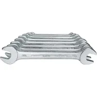 Gedore 6077380 6-8 Dubbele steeksleutelset 8-delig Sleutelbreedte (metrisch) 6 - 17 mm