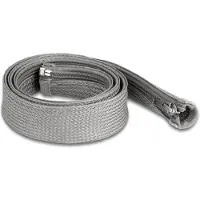 DeLOCK polyester kabelsleeve met ritssluiting | 30mm | hittebestendig | grijs | 1 meter