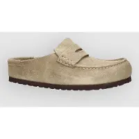Birkenstock Heren Leren Naples Wrapped instappers (Regular Fit) taupe (38), Leer, Plat, Geen, Casual 1029675