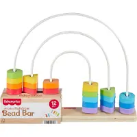 Fisher-Price Wooden Rainbow Bead Bar Educatief Speelgoed