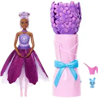 Barbie Poupée Petal Pop Marguerite Mauve
