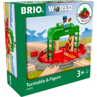 BRIO Plaque tournante et personnage World