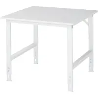 RAU Werktafel, melamine blad, B 1000 x D 1000 x H 760-1080 mm