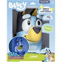 Paladone Bluey 3D Figurenlamp met Geluid – Officieel gelicentieerd LED‑nachtlampje, slaapkamerdecoratie voor kinderen, peuters, kleuters, werkt op batterijen –