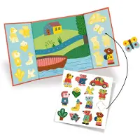 Adlibris stickers dieren - herbruikbare vinylstickers voor kinderen.