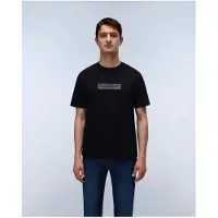 Napapijri T-Shirt Men Box Logo 1 Black Beauty-XS