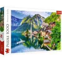Trefl puzzel Hallstatt Oostenrijk - 1000 stukjes legpuzzel landschap.