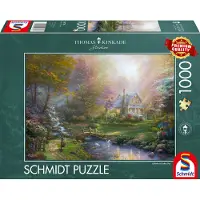 Schmidt legpuzzel Kinkade A mother's perfect day 1000 stukjes landschap.