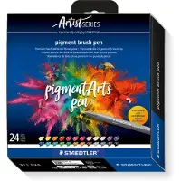 Staedtler - Artist Series- pigment brush pen set 24 kleuren
