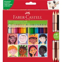 Faber-Castell kleurpotloden - Children of the world - etui 24+3 stuks - FC-511515