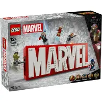 LEGO Marvel: MARVEL logo en minifiguren verzamelset - 76313