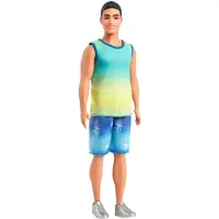 Barbie Ken Fashionistas - Blauwgroene tanktop - Modepop