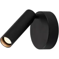SLV KARPO Wand- en plafondlamp, LED, 3000K, zwart, 7,5W