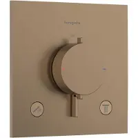 Hansgrohe Thermostat UP Ecostat Comfort E, complete set voor 2 verbruikers, voldoet aan de BBR-norm, 1 stuk.