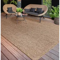 Paco Home Buiten Vloerkleed Voor Binnen En Buiten Balkon Terras Keuken Wasbaar Eenkleurig 120x160 cm
