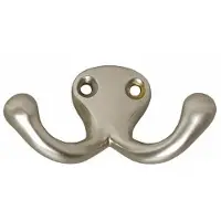 Intersteel Kapstokhaak scheepsmodel dubbel nikkel mat