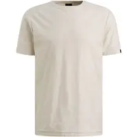 PME Legend Heren Polo's & T-shirts Short Sleeve R-neck Jacquard Jersey - Creme - Maat M