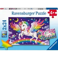 Ravensburger Eenhoorn en Pegasus, 24 stuks, Fantasie, vanaf 4 jaar