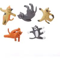 Kikkerland Cat Yoga Magnets (MG89)