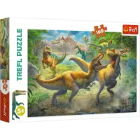 Trefl Dino Puzzel Vechtende Tyrannosaurussen Dinosauriërs 160 Stukjes 5+