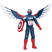 Marvel Studios Captain America Brave New World, Deluxe Captain America-actiefiguur van 30 cm, schild & accessoires