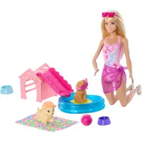 Barbie - Zwemfeestje voor Puppy's