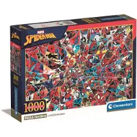 Clementoni - Puzzel - Marvel Spiderman - 1000 stukjes - Impossible - vanaf 14 jaar