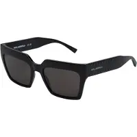 Karl Lagerfeld Zwarte Geïntjekte Zonnebril