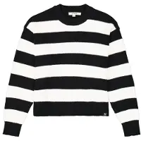 Garcia Gebreide pullover met ribboorden