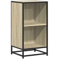 vidaXL Boekenkast 40x35x76 cm bewerkt hout sonoma eikenkleurig