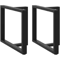 vidaXL Eettafelpoten 2 st T-vormig 90x35x(72-73) cm staal zwart