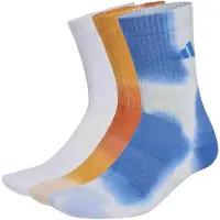 Adidas Sportsokken 'Tie-Dye 3 Pairs' blauw / oranje / kreeft / wit