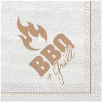 Amscan Riethmuller - Servetten BBQ Grill 33 cm - 20 stuks
