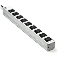 Bachmann 19-inch stekkerdoos | | 2 meter (9-voudig, C13, 1U)