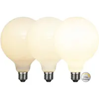 Star Trading Opal Led Lamp 3-step E27 800lm 2700k 125 Mm - Lichtbronnen White - 375-87