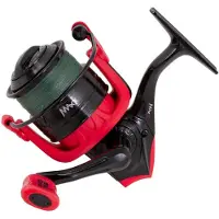 Abu Garcia Maxx+0.12 Mm Spider Wire Spinning Reel Zwart 1000