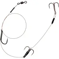 Spro Heavy Duty Baitfish Rig 2XD 1XSH 7x7 - 2 / 45CM - Doodaas Onderlijn - Doodaas Dreg - Onderlijn Snoek - Onderlijn Snoekbaars