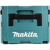 Makita DGA 504 G1J accu haakse slijper 18 V 125 mm borstelloos + 1x accu 6,0 Ah + Makpac - zonder oplader