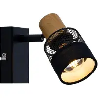 Wofi - Doral - Wandlamp - Zwart